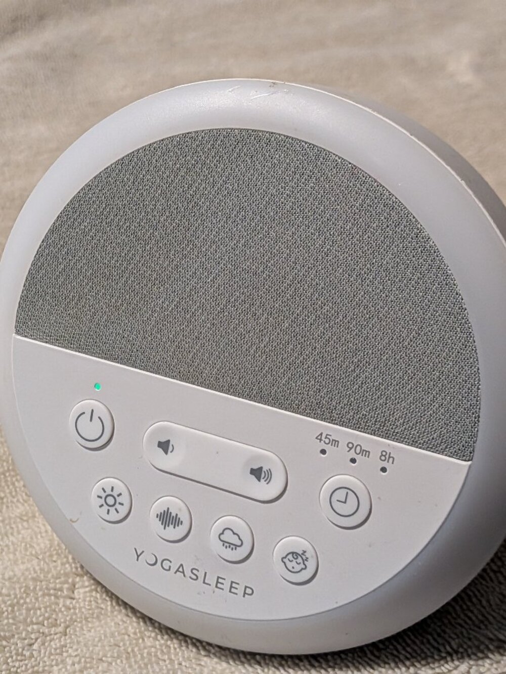 Yogasleep White Noise Sound Machine Sleep Therapy Relaxation Timer Nursery